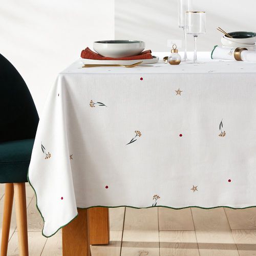 Floya Floral Cotton & Linen Tablecloth - LA REDOUTE INTERIEURS - Modalova