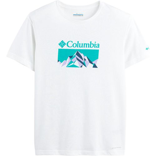 Thistletown Hiking T-Shirt with Logo Print and Short Sleeves in Cotton Mix - Columbia - Modalova