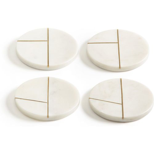 Set of 4 Fitia Marble Coasters - LA REDOUTE INTERIEURS - Modalova