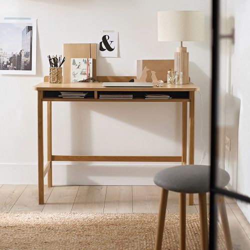 Lina Compact Oak Desk - LA REDOUTE INTERIEURS - Modalova