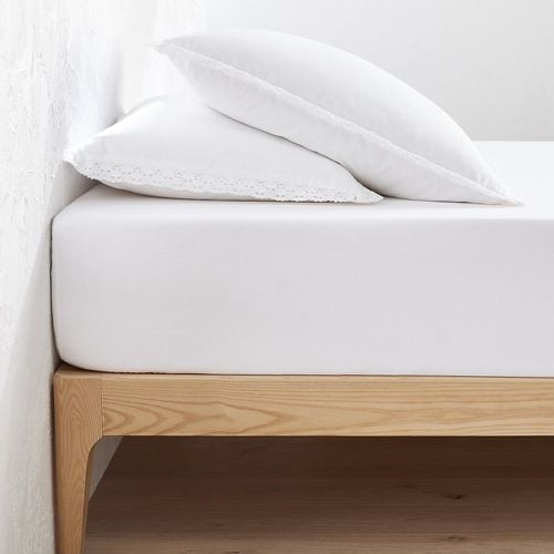 Alhambra 100% Washed Cotton Fitted Sheet - LA REDOUTE INTERIEURS - Modalova