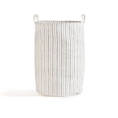 Uzès Striped Polycotton Laundry Basket - LA REDOUTE INTERIEURS - Modalova