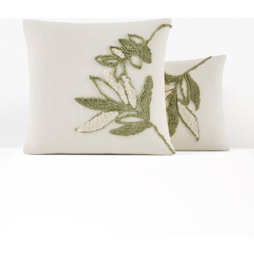 Piana Embroidered Foliage 100% Cotton Pillowcase - LA REDOUTE INTERIEURS - Modalova