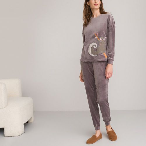 Velour Squirrel Pyjamas - LA REDOUTE COLLECTIONS - Modalova