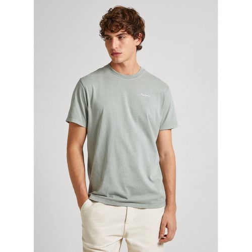Cotton Small Logo T-Shirt with Short Sleeves - Pepe Jeans - Modalova