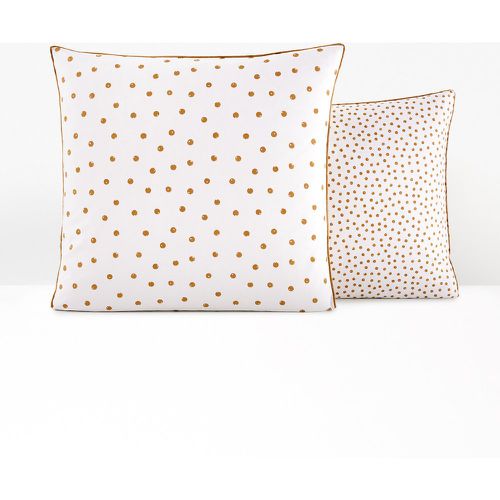 Lison Gold Spottedn 100% Washed Cotton Pillowcase - LA REDOUTE INTERIEURS - Modalova