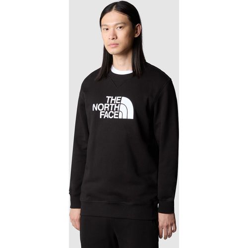 Drew Peak Cotton Sweatshirt with Logo Print and Crew Neck - The North Face - Modalova