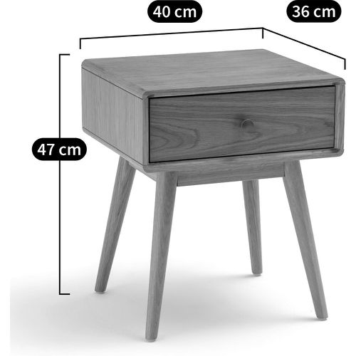 Miji 1 Drawer Veneer Bedside Table - LA REDOUTE INTERIEURS - Modalova