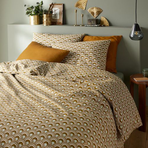 Caletta Palmette 100% Cotton Bed Set with Rectangular Pillowcase - LA REDOUTE INTERIEURS - Modalova