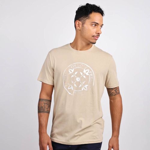 Tellim Logo Print T-Shirt in Cotton with Short Sleeves - Oxbow - Modalova