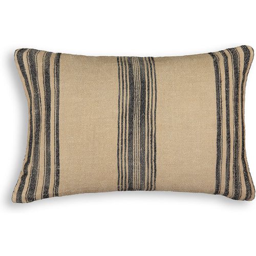 Belaga Striped Rectangular Cotton & Linen Cushion Cover - LA REDOUTE INTERIEURS - Modalova