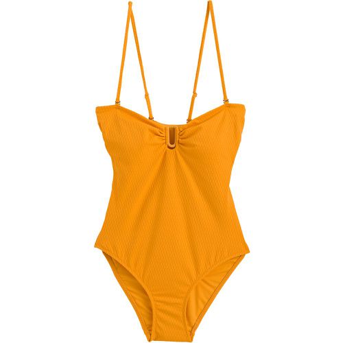 Textured Bustier Swimsuit - LA REDOUTE COLLECTIONS - Modalova