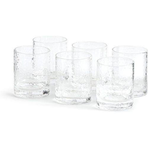 Set of 6 Marteo Hammered Effect Glass Goblets - LA REDOUTE INTERIEURS - Modalova