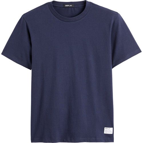 Cotton Regular Fit T-Shirt with Short Sleeves - Replay - Modalova