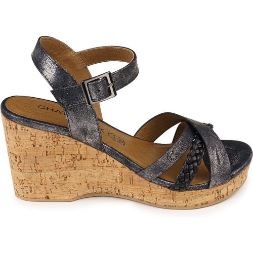 Tang Wedge Sandals with Cork Sole - CHATTAWAK - Modalova