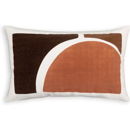 Nikki Graphic Velvet 100% Cotton Rectangular Cushion Cover - LA REDOUTE INTERIEURS - Modalova