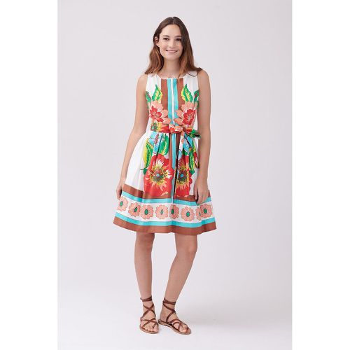 Tortuga Sleeveless Mini Dress in Floral Print Cotton - DERHY - Modalova