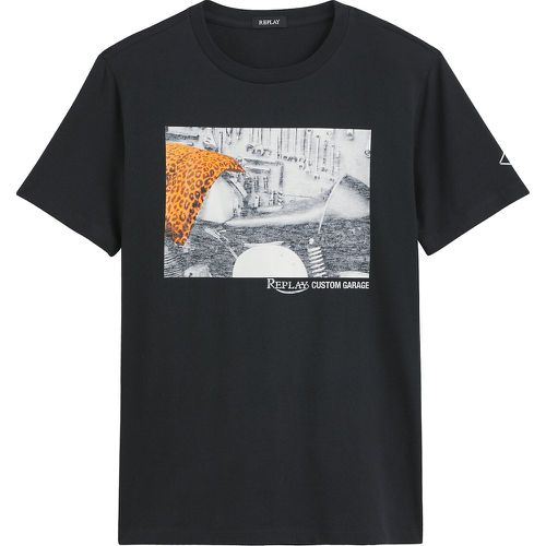 Printed Cotton T-Shirt - Replay - Modalova