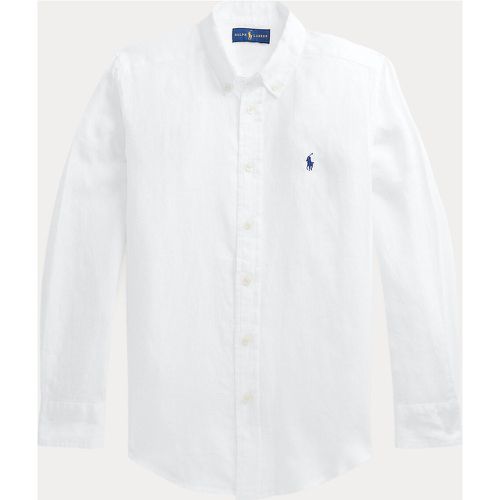 Embroidered Logo Linen Shirt - Polo Ralph Lauren - Modalova