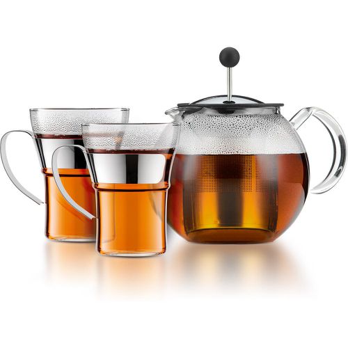 Assam Tea Press Glass Handled Teapot 1L with 2 Glasses - Bodum - Modalova