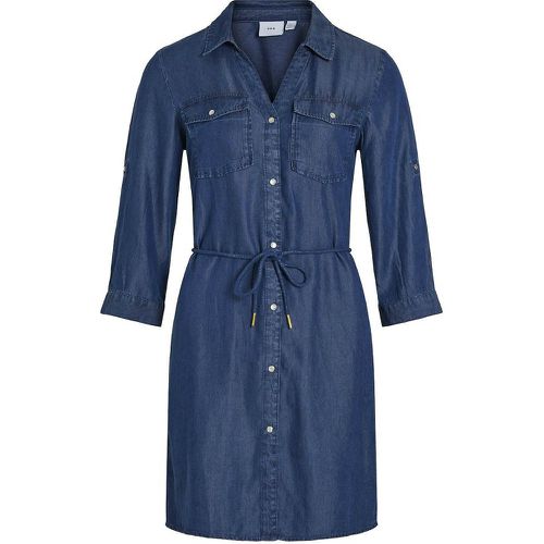 Denim Shirt Dress - Vila - Modalova