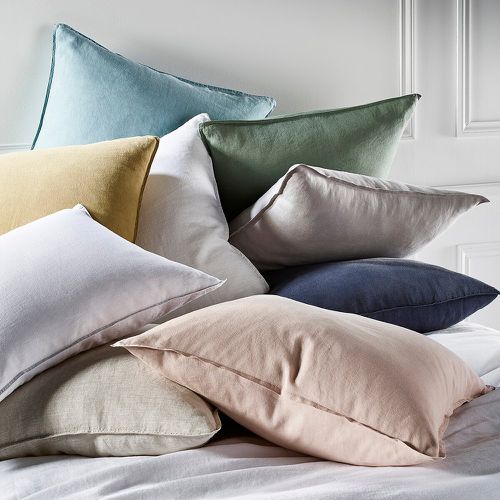 Elina 100% Washed Linen Pillowcase - AM.PM - Modalova