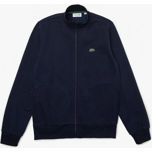 Embroidered Logo Track Top in Cotton Mix with High Neck - Lacoste - Modalova