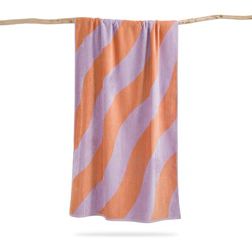 Scénario Vague Striped Velour Beach Towel - LA REDOUTE INTERIEURS - Modalova