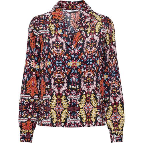 Printed Tailored Collar Blouse with Long Sleeves - Only - Modalova