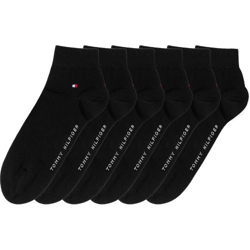 Pack of 6 Pairs of Trainer Socks in Cotton Mix - Tommy Hilfiger - Modalova