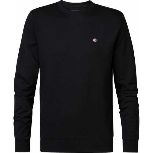 Cotton Crew Neck Sweatshirt - PETROL INDUSTRIES - Modalova