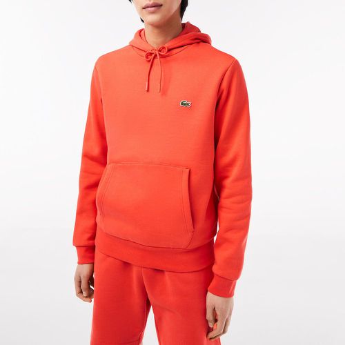 Embroidered Logo Hoodie in Cotton Mix - Lacoste - Modalova