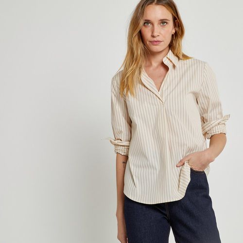Striped Cotton Oversized Shirt - LA REDOUTE COLLECTIONS - Modalova