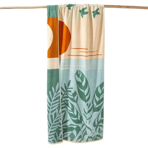 Tallaboa Exotic 100% Cotton Velour Beach Towel - LA REDOUTE INTERIEURS - Modalova