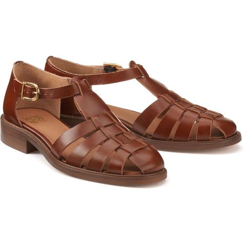 Leather Medusa Style Sandals with Flat Heel - LA REDOUTE COLLECTIONS - Modalova