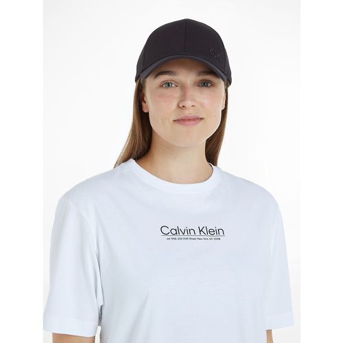 CK Logo Cap in Cotton Canvas - Calvin Klein - Modalova