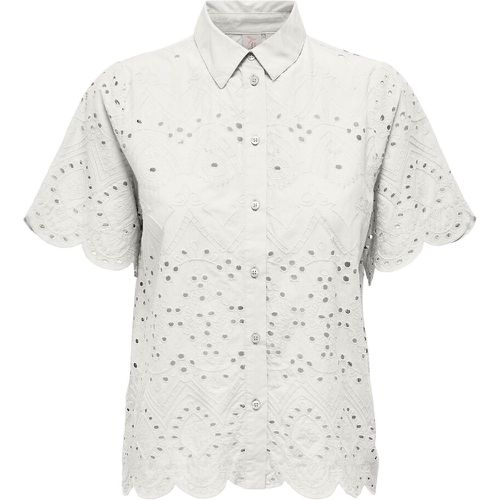 Cotton Broderie Anglaise Blouse - Only Petite - Modalova