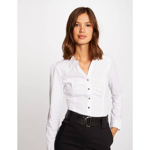 Cotton Mix Shirt in Regular Fit - Morgan - Modalova