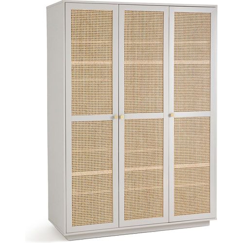 Paola Pine & Rattan Triple Wardrobe - LA REDOUTE INTERIEURS - Modalova