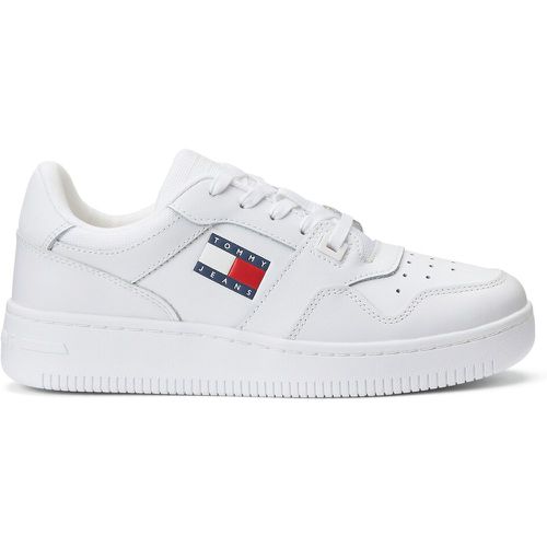 Retro Leather Trainers - Tommy Jeans - Modalova