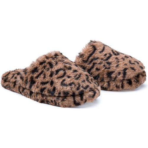 Recycled Leopard Print Slippers - LA REDOUTE COLLECTIONS - Modalova