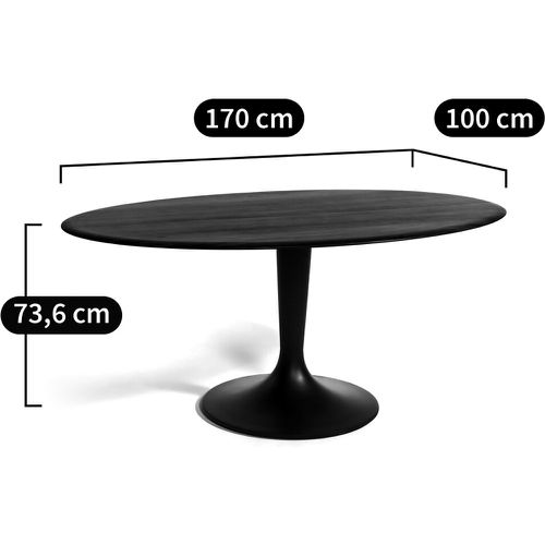 Hisia Oval Solid Oak Table Top - AM.PM - Modalova