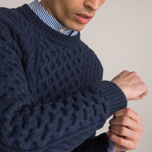 Les Signatures - Cable Knit Jumper with Crew Neck - LA REDOUTE COLLECTIONS - Modalova