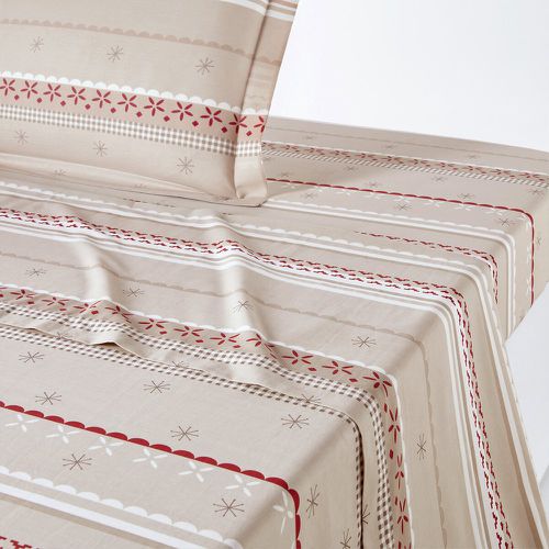 Tyrol Winter Print 100% Cotton Flat Sheet - SO'HOME - Modalova