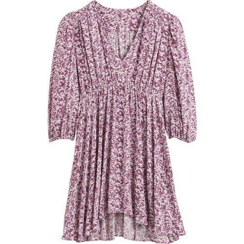 Printed Full Mini Dress with Long Sleeves - LA REDOUTE COLLECTIONS - Modalova