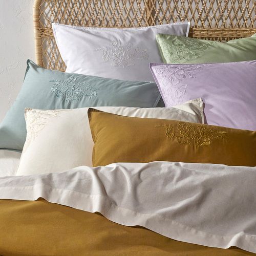 Scénario Embroidered 100% Washed Cotton Pillowcase - LA REDOUTE INTERIEURS - Modalova