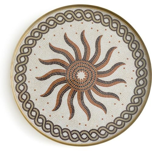 Solaro Round Mosaic Metal Tray - LA REDOUTE INTERIEURS - Modalova