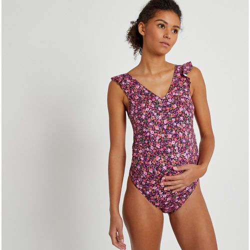 Floral Ruffled Maternity Swimsuit - LA REDOUTE COLLECTIONS - Modalova