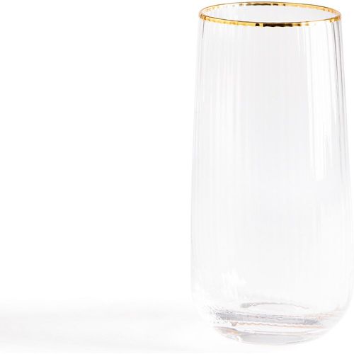 Set of 4 Lurik Ribbed Water Glasses - LA REDOUTE INTERIEURS - Modalova