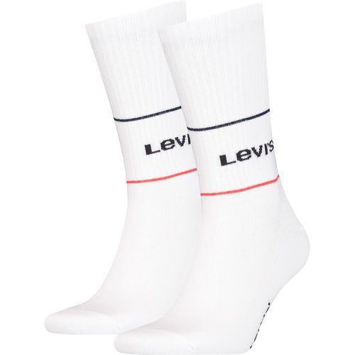Pack of 2 Pairs of Sports Socks with Logo in Cotton Mix - Levi's - Modalova